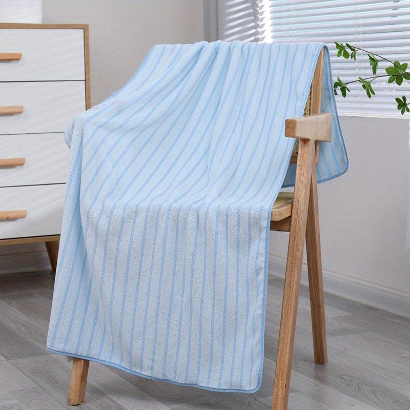 Coral Fleece Bath Towel Absorbent Non-shedding 27.55x55.11 inch