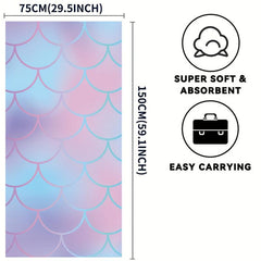 Microfiber Beach Towel Quick Drying Soft Absorbent Sandproof