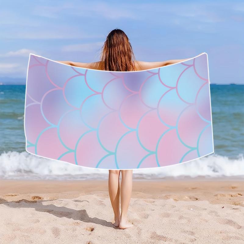 Microfiber Beach Towel Quick Drying Soft Absorbent Sandproof
