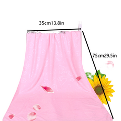3pc Cartoon Bear Embossed Hand Towel Soft Microfiber Face Towel Bathroom Towels