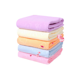 3pc Cartoon Bear Embossed Hand Towel Soft Microfiber Face Towel Bathroom Towels