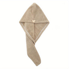 Microfiber Hair Towel for Women Quick Drying - Soft Hair Drying Cap
