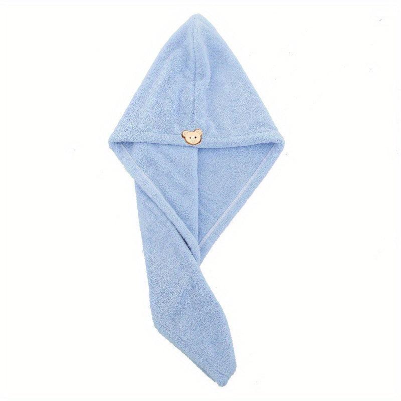 Microfiber Hair Towel for Women Quick Drying - Soft Hair Drying Cap