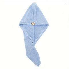 Microfiber Hair Towel for Women Quick Drying - Soft Hair Drying Cap