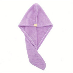 Microfiber Hair Towel for Women Quick Drying - Soft Hair Drying Cap