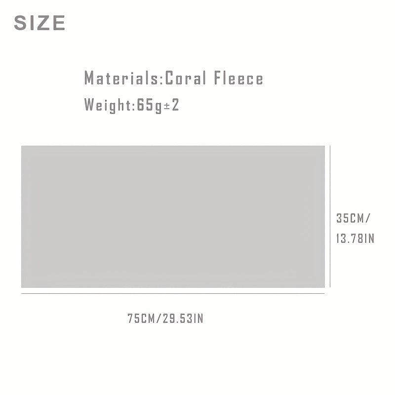 Soft Face Towel Coral Fleece Quick Drying Washcloth 13 78x29 53i