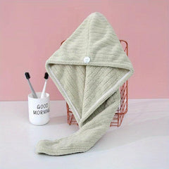 Soft Hair Drying Cap Absorbent Quick Drying Hair Wrap Towel