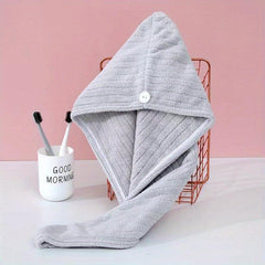 Soft Hair Drying Cap Absorbent Quick Drying Hair Wrap Towel