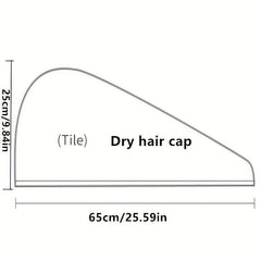 Soft Hair Drying Cap Absorbent Quick Drying Hair Wrap Towel