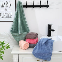 Soft Hair Drying Cap Absorbent Quick Drying Hair Wrap Towel