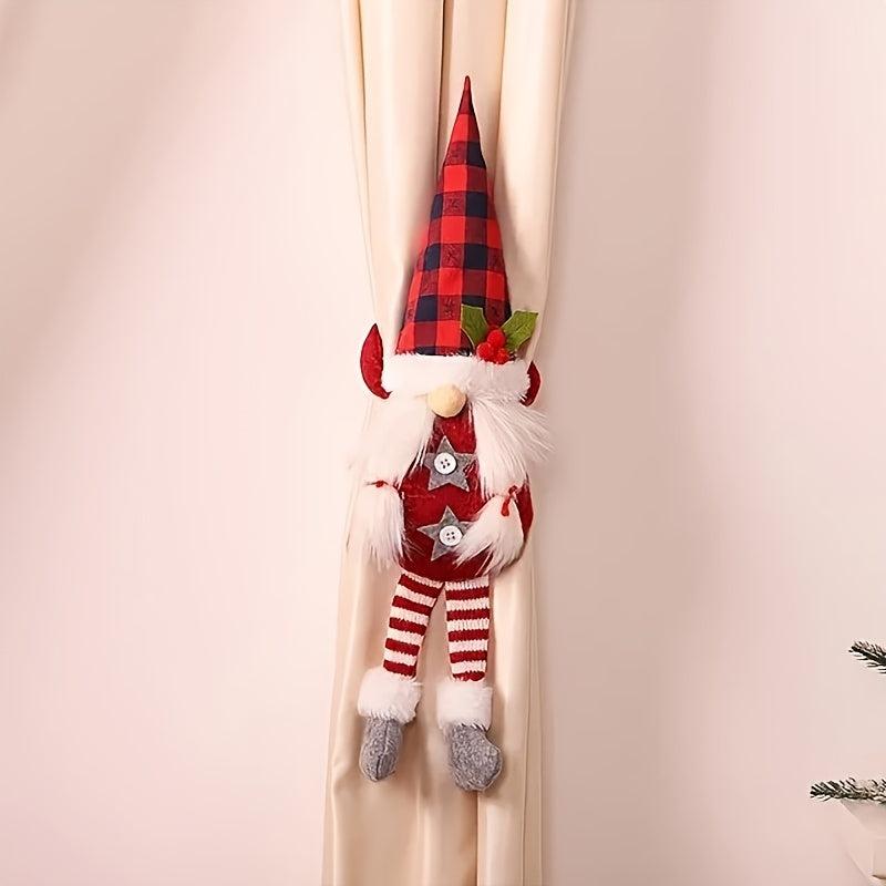 1pc Christmas Decorative Curtain Tieback