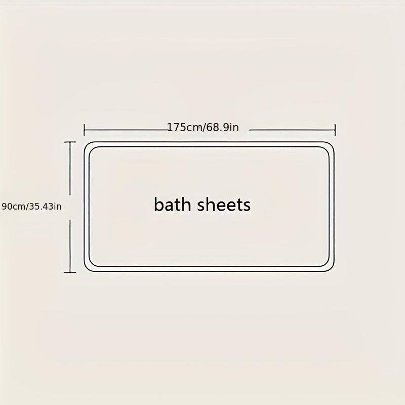 Soft Absorbent Bath Sheet Quick Dry Wrap Body Towel Beach Towel For Hotel Spa