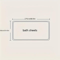 Soft Absorbent Bath Sheet Quick Dry Wrap Body Towel Beach Towel For Hotel Spa
