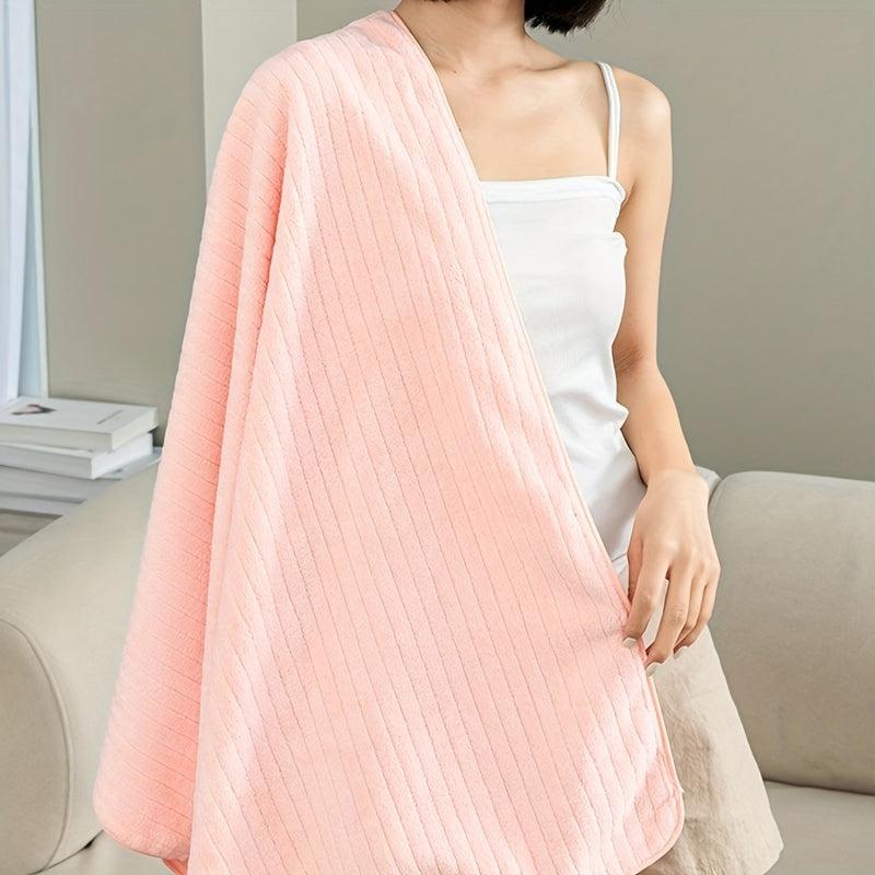 Quick Dry Absorbent Bath Towel for Swimming Pool, Home Gym - 55x27.55 Inch