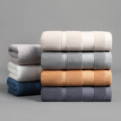 Solid Cotton Hand Towel Soft Skin-friendly Face Towel