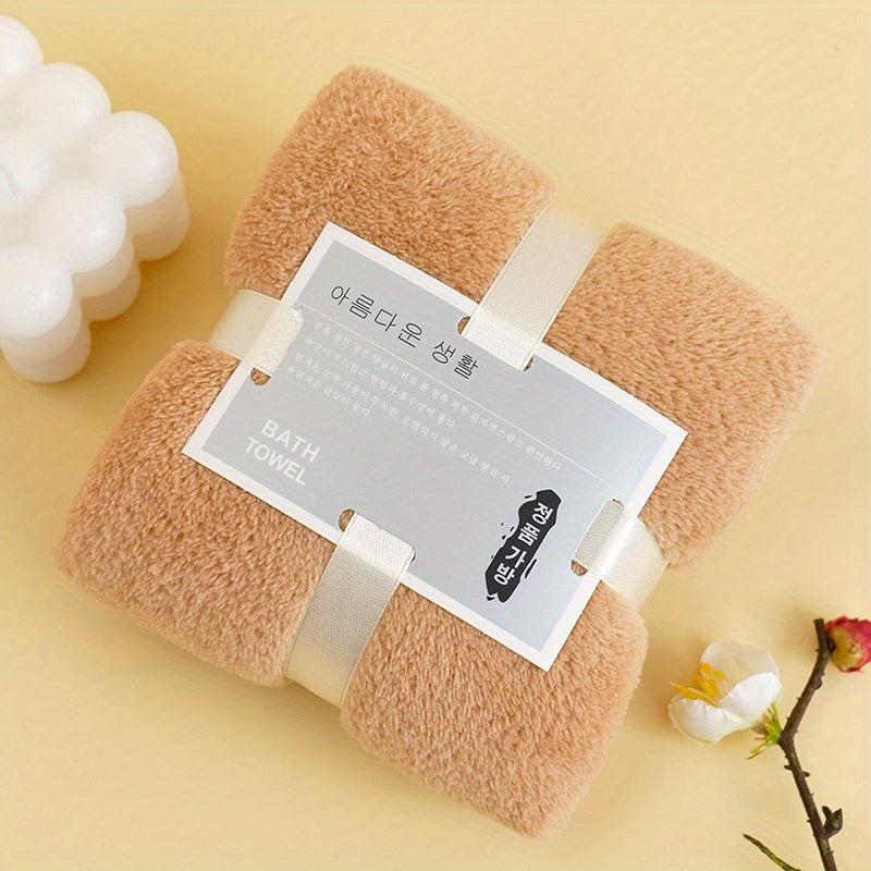 Soft Coral Fleece Hand Towel Quick Drying Absorbent Towel