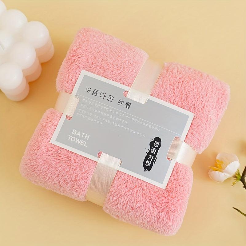 Soft Coral Fleece Hand Towel Quick Drying Absorbent Towel