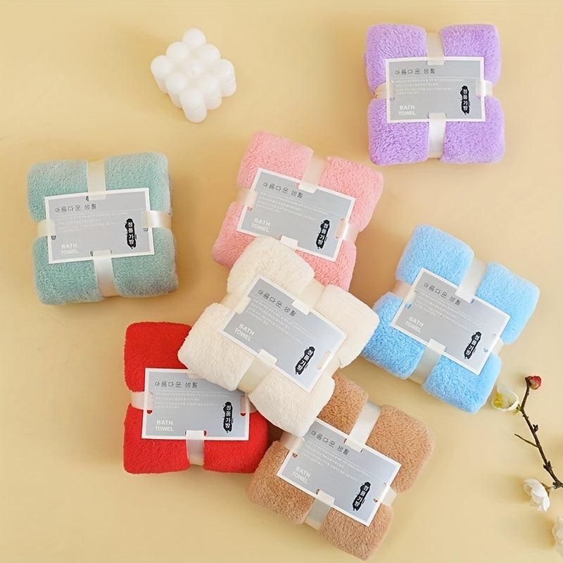 Soft Coral Fleece Hand Towel Quick Drying Absorbent Towel