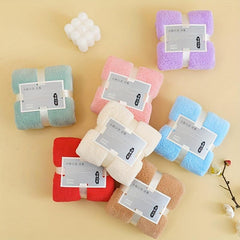 Soft Coral Fleece Hand Towel Quick Drying Absorbent Towel