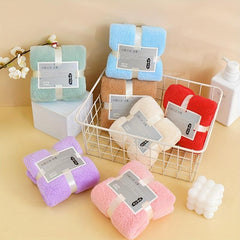 Soft Coral Fleece Hand Towel Quick Drying Absorbent Towel