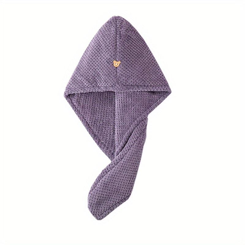 Thickened Hair Drying Cap Absorbent Quick Drying Turbans For Wet Hair