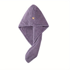 Thickened Hair Drying Cap Absorbent Quick Drying Turbans For Wet Hair
