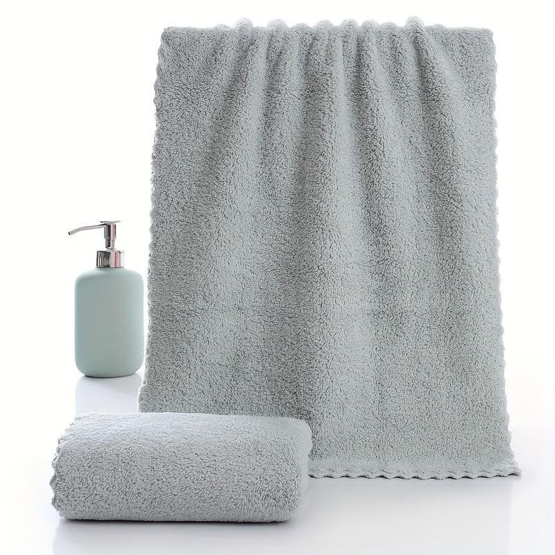 5pcs Coral Fleece Hand Towels - Soft Absorbent Towel for Home Bath