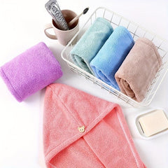 Soft Hair Drying Cap Hair Towel Bathroom Supplies