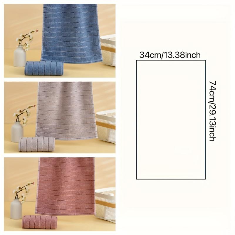 3pcs Coral Fleece Hand Towel Soft Skin-friendly Face Towel