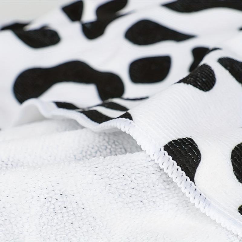 Cow & Egg Printed Beach Towel Quick Drying Bath Sheet 29.5x59In