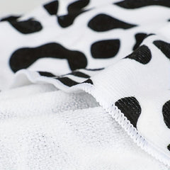 Cow & Egg Printed Beach Towel Quick Drying Bath Sheet 29.5x59In
