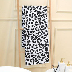 Cow & Egg Printed Beach Towel Quick Drying Bath Sheet 29.5x59In