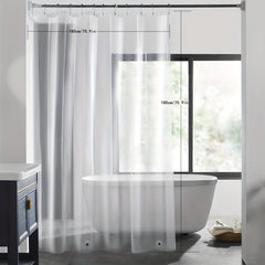 Clear Shower Curtain Waterproof Liner with Magnet