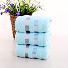 Striped Pattern Hand Towel Cotton Soft Face Towel