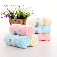 Striped Pattern Hand Towel Cotton Soft Face Towel