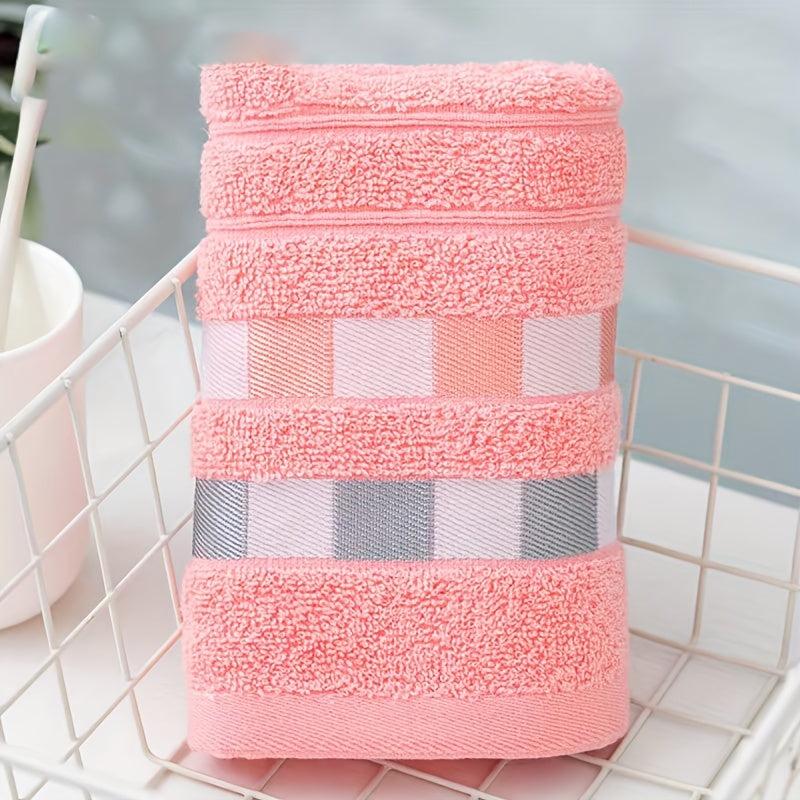 Striped Pattern Hand Towel Cotton Soft Face Towel