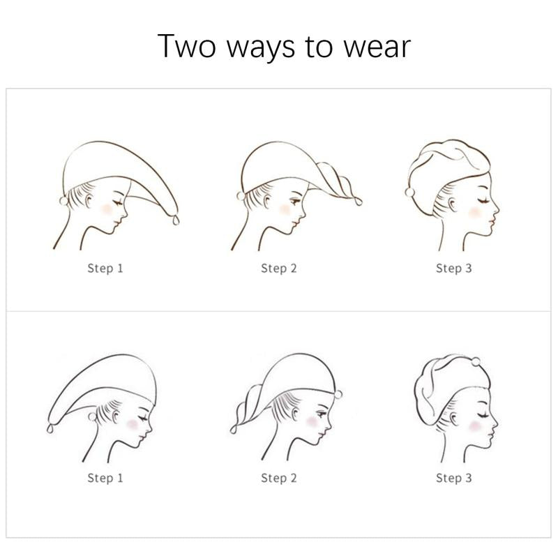 Moisture Wicking Dry Hair Cap Soft and Breathable