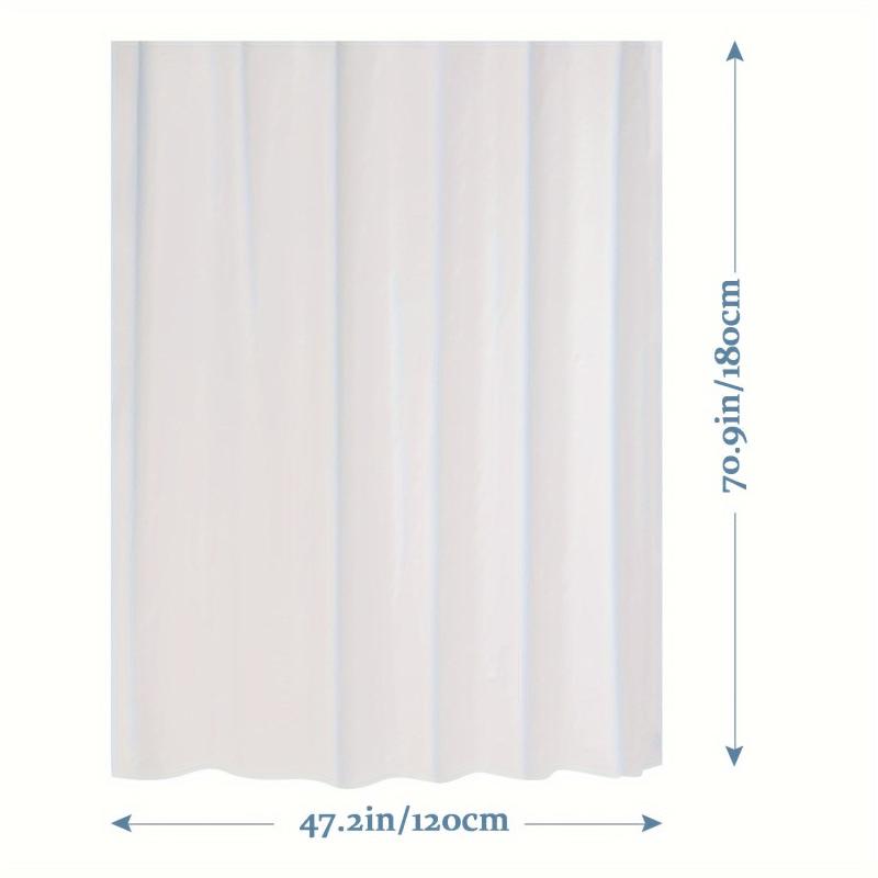 Waterproof PEVA Shower Curtain Liner with Grommet Holes