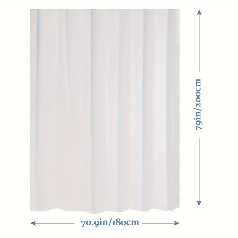 Waterproof PEVA Shower Curtain Liner with Grommet Holes
