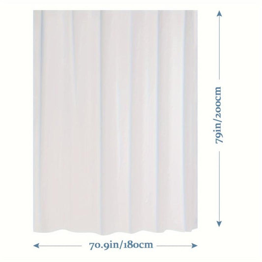 Waterproof PEVA Shower Curtain Liner with Grommet Holes