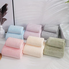 2pcs Microfiber Towel Set Quick Dry Soft Hand Towel Bath Towel Absorbent Towels