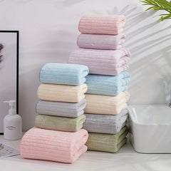 2pcs Microfiber Towel Set Quick Dry Soft Hand Towel Bath Towel Absorbent Towels