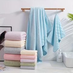 2pcs Microfiber Towel Set Quick Dry Soft Hand Towel Bath Towel Absorbent Towels