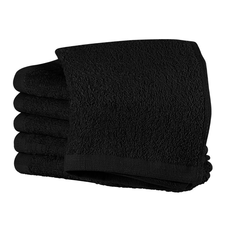 12pc Cotton Wash Cloth Set 30 X 30 Square Absorbent & Soft Touch Towel
