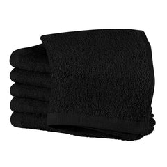 12pc Cotton Wash Cloth Set 30 X 30 Square Absorbent & Soft Touch Towel