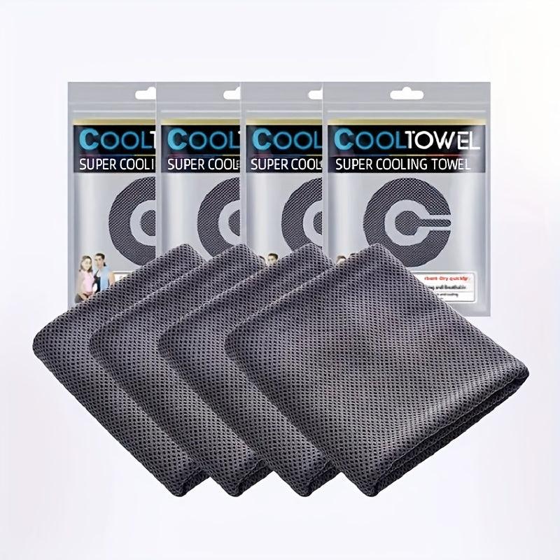 4pc Sport Cooling Towel Adult Neck Ice Towel Soft And Breathable