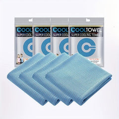 4pc Sport Cooling Towel Adult Neck Ice Towel Soft And Breathable