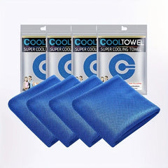 4pc Sport Cooling Towel Adult Neck Ice Towel Soft And Breathable