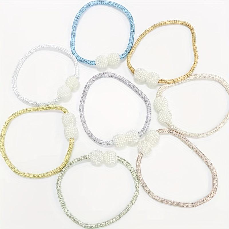 2pcs Magnetic Suction Tie Curtain Buckle Straps