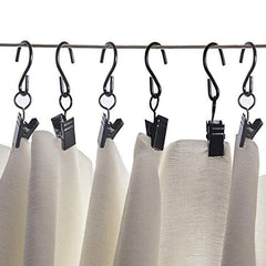 5pcs Stainless Steel Curtain Clips with Hook for Art Craft Display